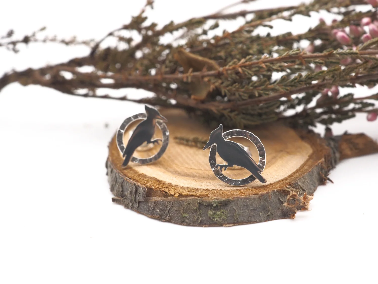 Kolczyki dzięcioły